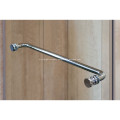 Tubular Shower Door Knob/Towel Bar Combination With Washers